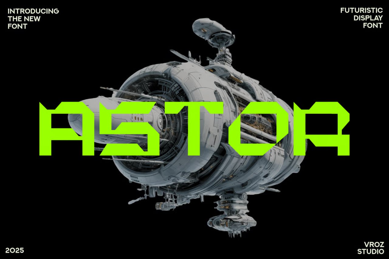 astor futuristic display font 2026 02 18 00 41 59 utc
