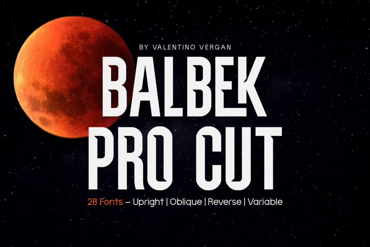 Balbek Pro Cut Modern Sans Serif