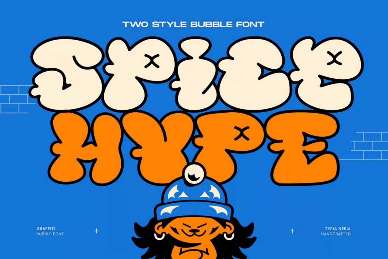 spice hype street bubble balloon graffiti font 2026 01 31 02 55