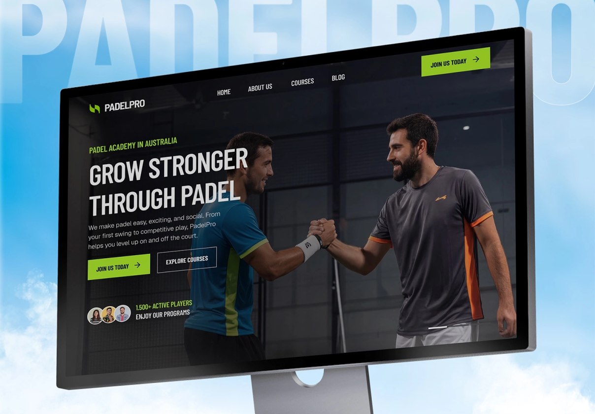 PadelPro Sport Club Community Template