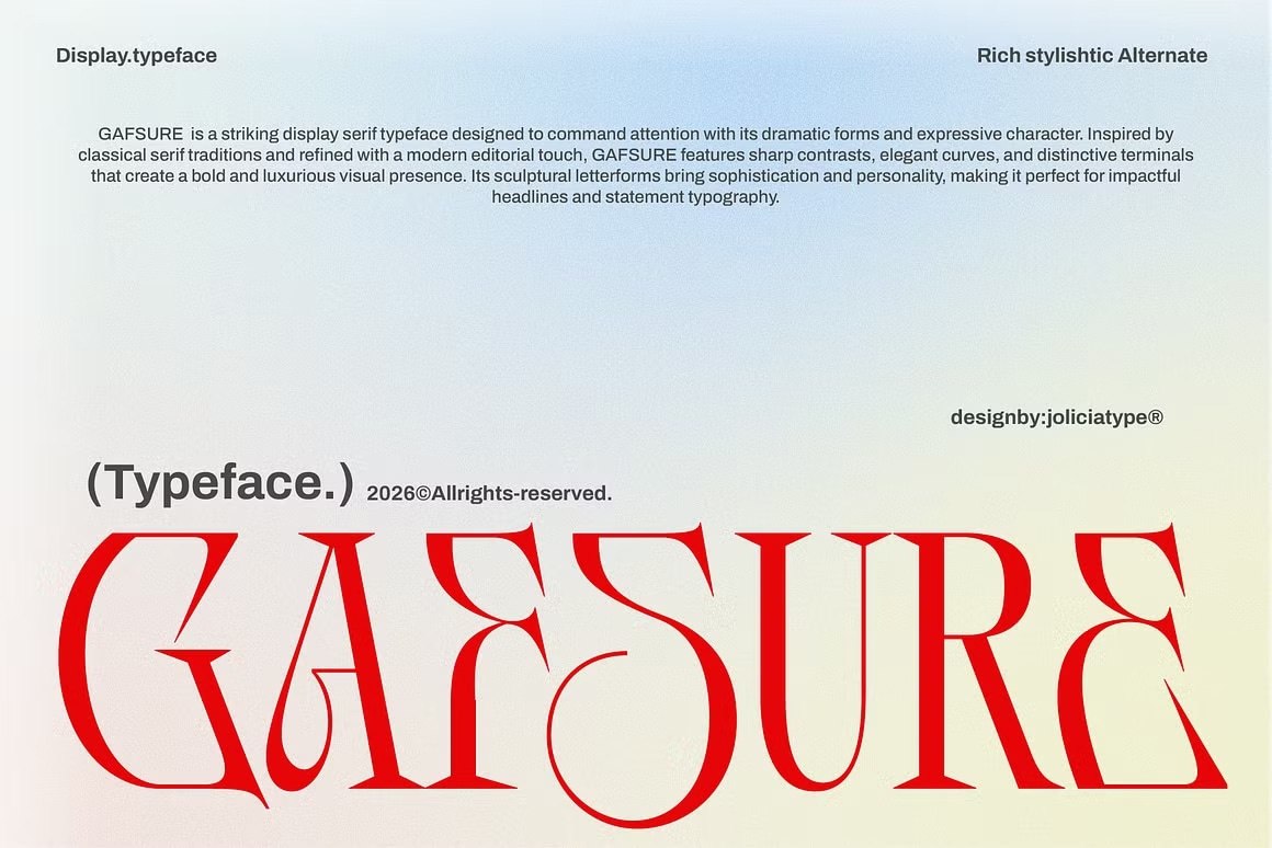 gafsure font